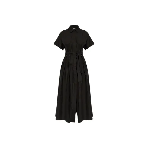 MaxMara Agoraio Belted Short Sleeved Midi Dress