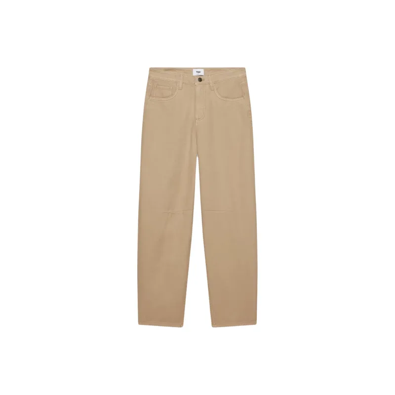 ARITZIA Tna Royce Pant Casual Pants Women's Faded Tan Khaki/Faded Brown Khaki-0