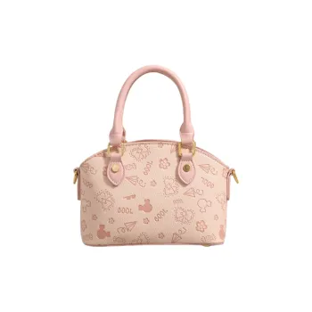 MINLUBAOLUO PU Dome Bag, Shoulder Bag, Crossbody Bag, Handbag Women's Pink/Khaki