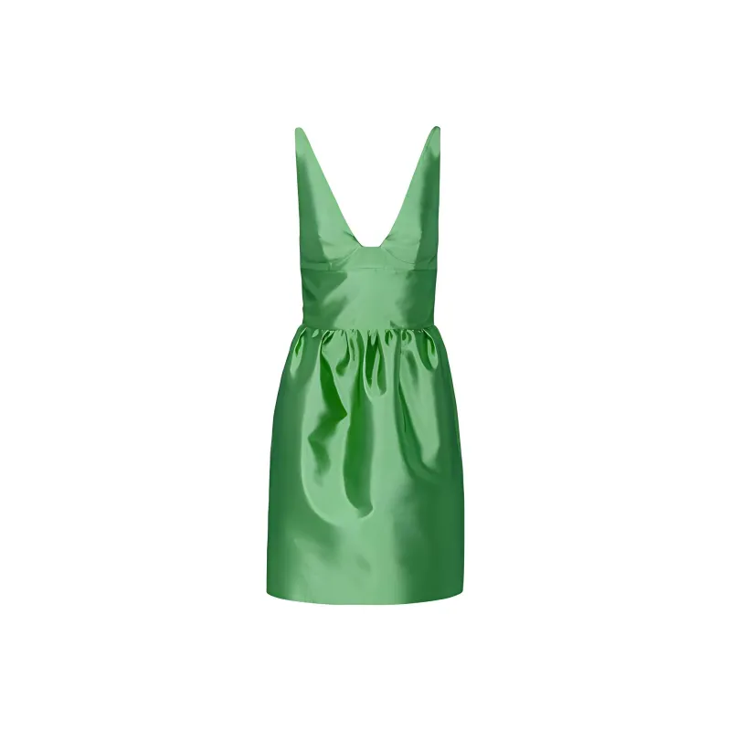 PRADA SS22 Sleeveless Dress Women's Green-0