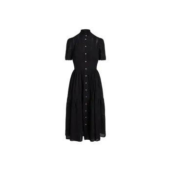 Polo Ralph Lauren Lace trim Cotton Midi Dress