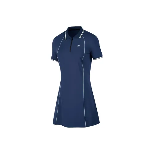 Skechers Short Sleeved Dresses Women's Academy Navy