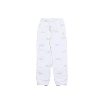 Jordan Brooklyn Fleece Knitted Sports Pants Women's White