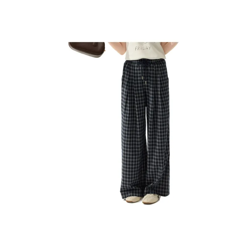 ZIHAN Casual Pants Women's Navy Blue-0