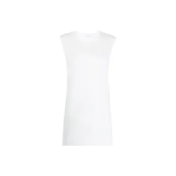 SAINT LAURENT Sleeveless Dresses Women's White