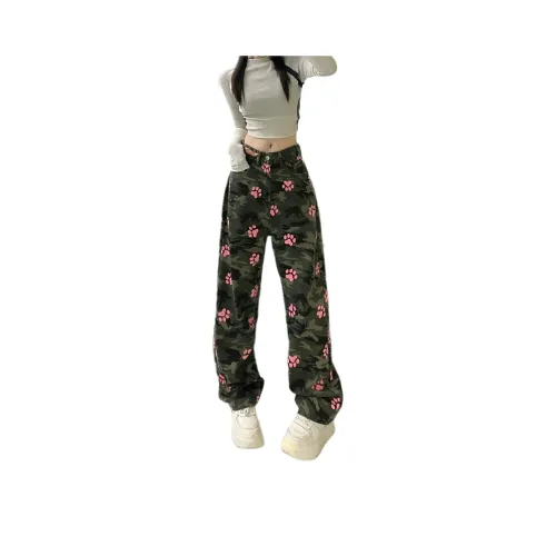 EOEI SS24 Jeans Women's Camouflage