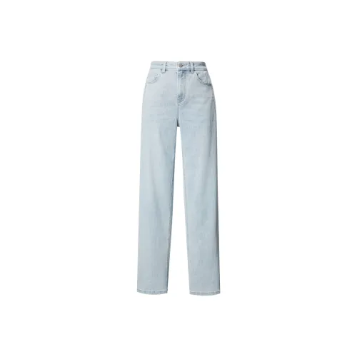 HLA Jeans Women's Blue Gray Denim Gradient Light A8