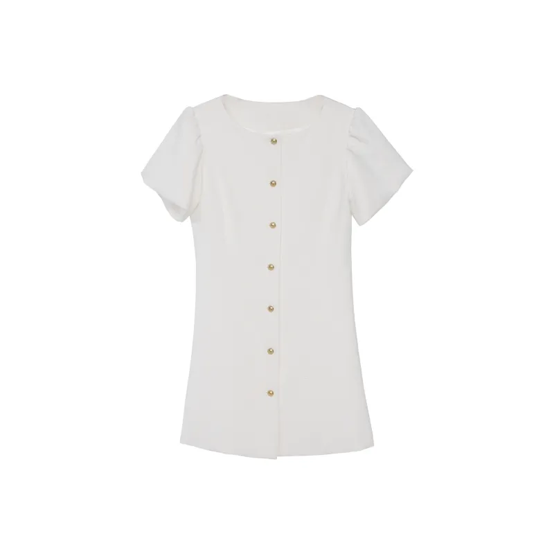 Fstudio Chanel Inspired Short Sleeved Dress Women's-0