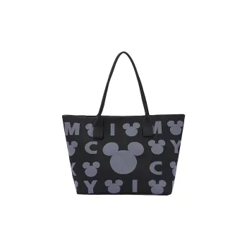 MESUCA Disney Collection Polyester One Shoulder Handbag Tote Women's Black