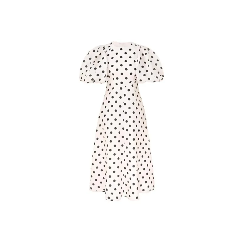 Zimmermann FW24 Short-Sleeved Dresses Women's Cream-0