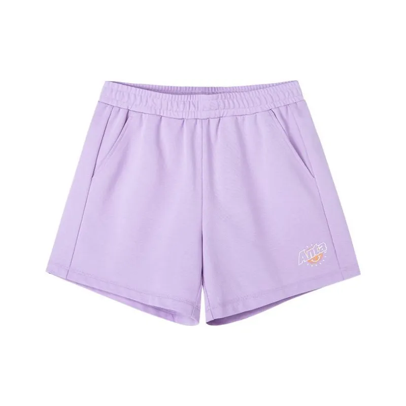 ANTA Life Collection Casual Shorts Women's Purple-0