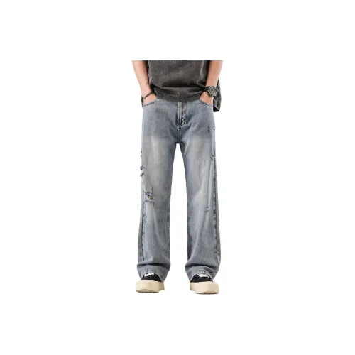 ST&SAT Floor Length Straight Fit Jeans Unisex