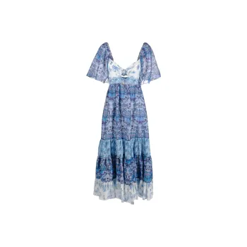 Sandro Short Sleeved Dresses Women's Blue