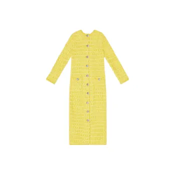 Balenciaga Tweed Midi Dress