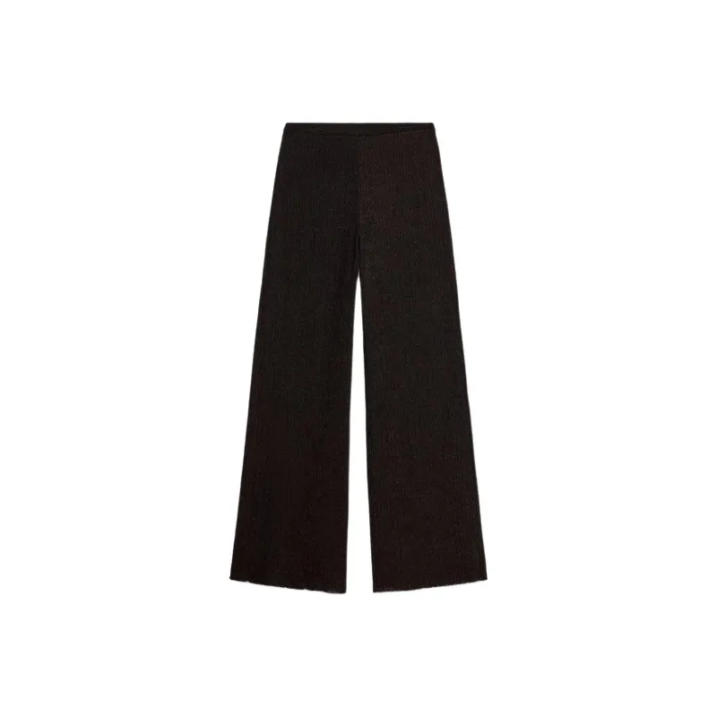 ZARA Casual Pants Women's Dark Brown-0