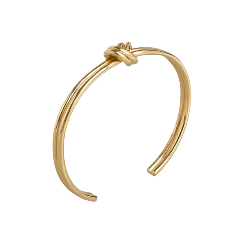 CELINE Brass Alloy Bangles Unisex Gold-0