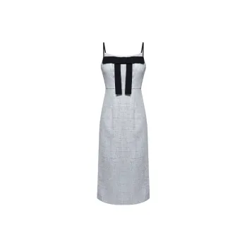 TAMMY TANGS A Line Skirt Dress Blue
