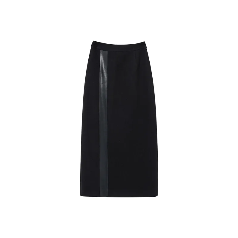 Ouyang Leather Long Skirts Women's-0