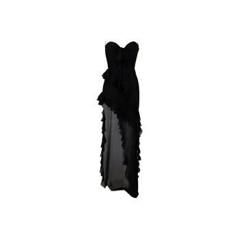 Alessandra Rich Slip Dresses Women's Black