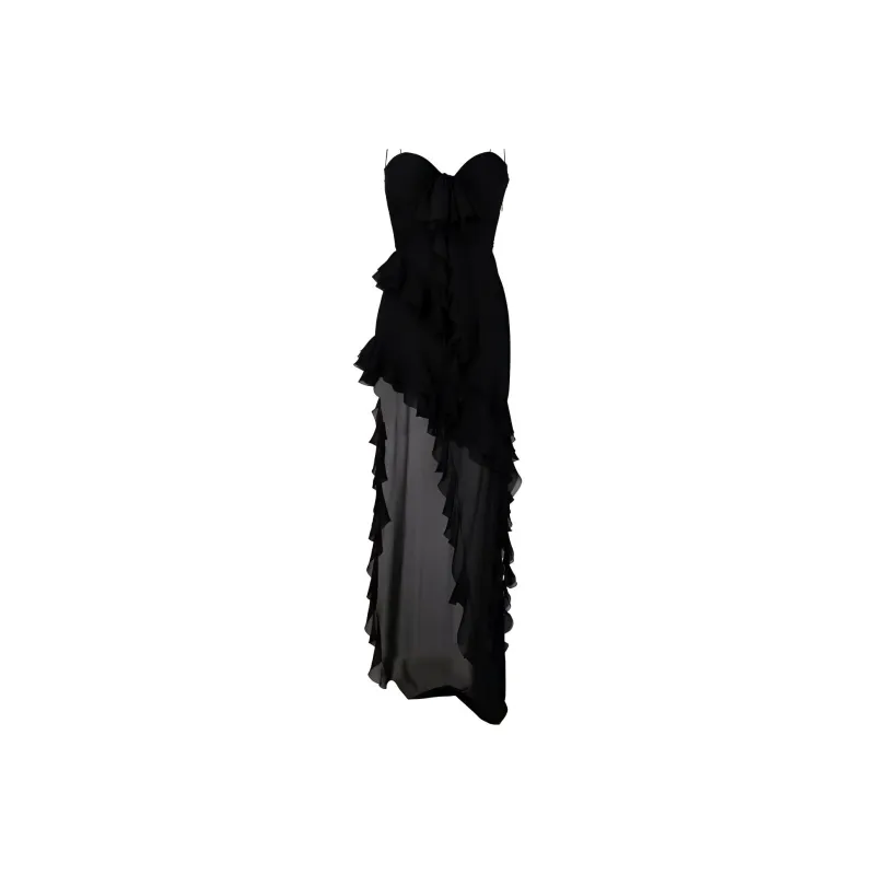 Alessandra Rich Slip Dresses Women's Black-0