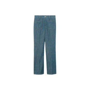 Loro Piana SS25 Jeans Women's Blue