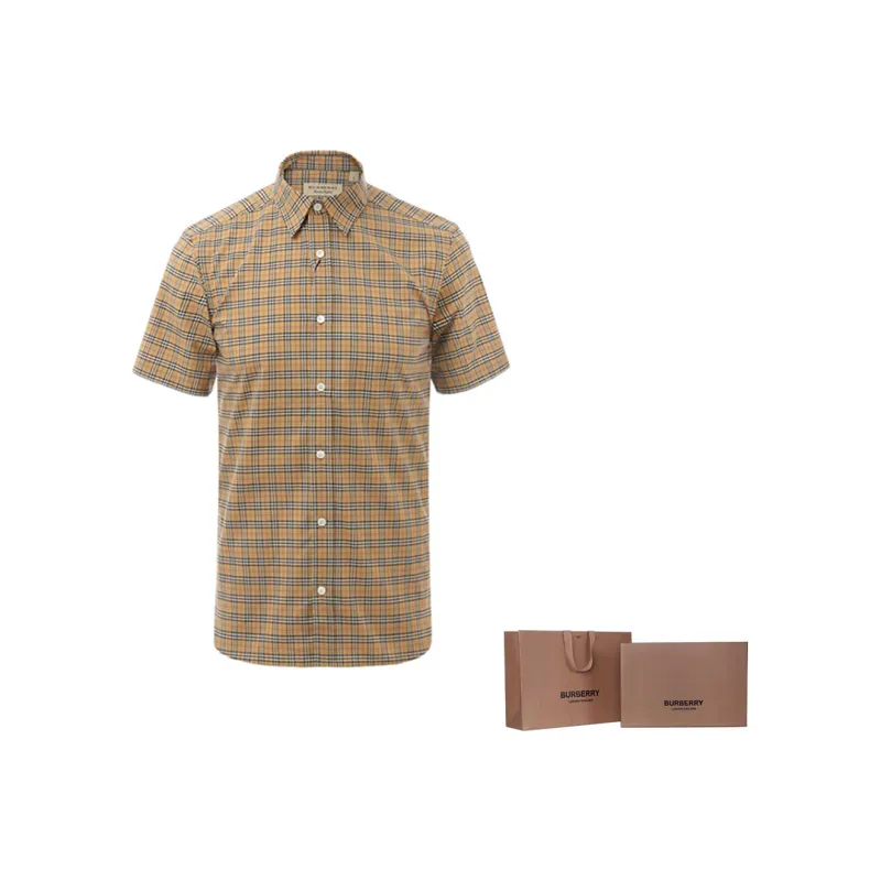 Burberry Edward Short Sleeve Check Shirt-6