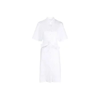 PAROSH Short-Sleeved Dresses Women's White
