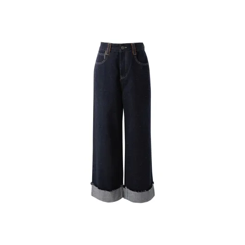 3COLOUR Jeans Women's Deep Sea Blue