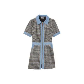 Sandro Short Sleeved Dresses Women's Blue