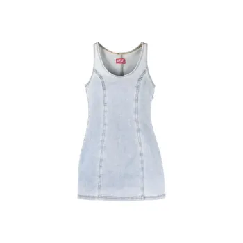 DIESEL Sleeveless Dresses Women's Blue