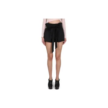 PHILOSOPHY DI LORENZO SERAFINI Mid-Rise Belted Mini Shorts