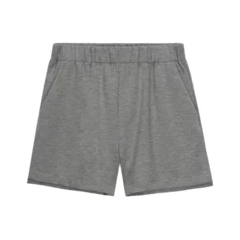 THEORY Casual Shorts Women's Gray White