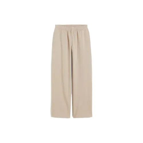 H&M Knitted Sweatpants Women's Beige