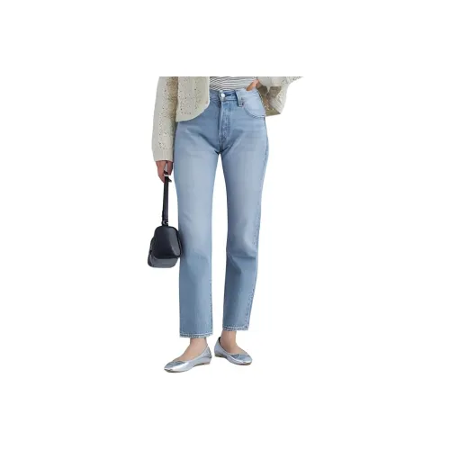 Levis Green Label Relaxing Collaboration Jeans Women's Light Blue