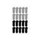 20 Pack[10 Black+10 Gray]