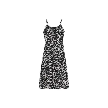 Migu Slip Dresses Women's Black