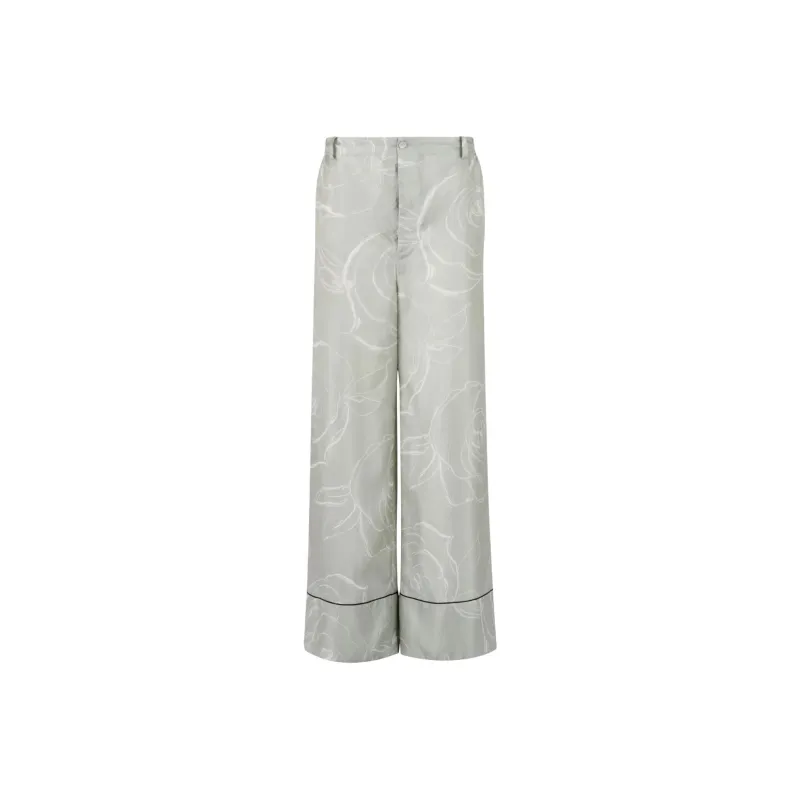 MARNI Rose print Palazzo Pants-0