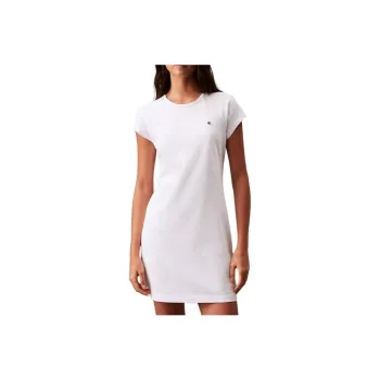 CALVIN KLEIN Short Sleeved Dress Women's Bright White