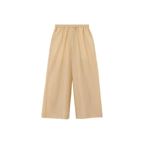 LOEWE Paula's Ibiza Casual Pants Women's Light Beige Yellow