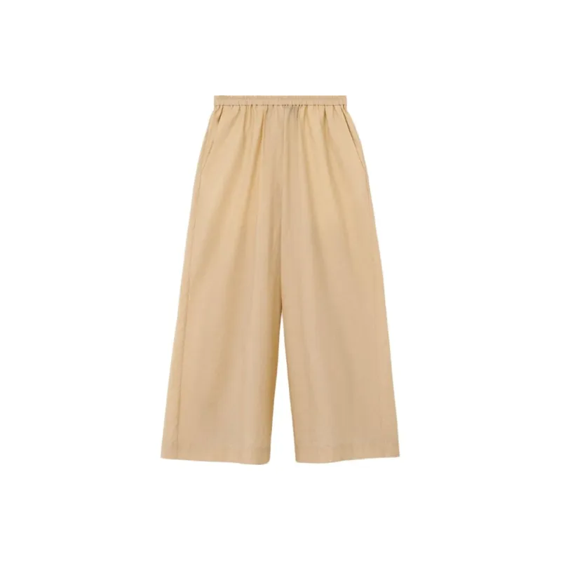 LOEWE Paula's Ibiza Casual Pants Women's Light Beige Yellow-0