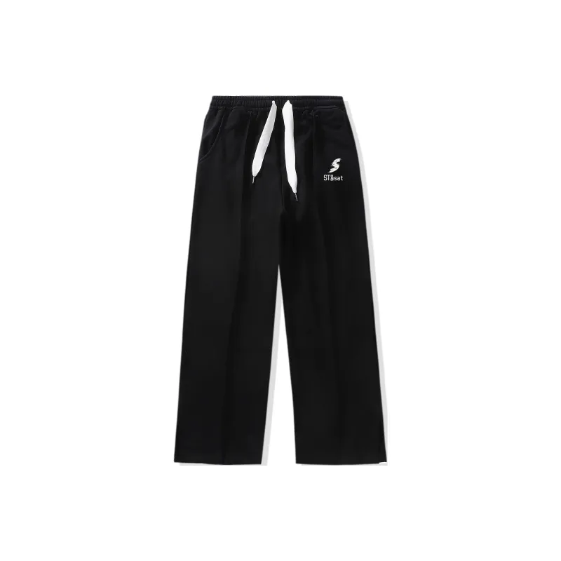 ST&SAT Casual Pants Unisex Black-0