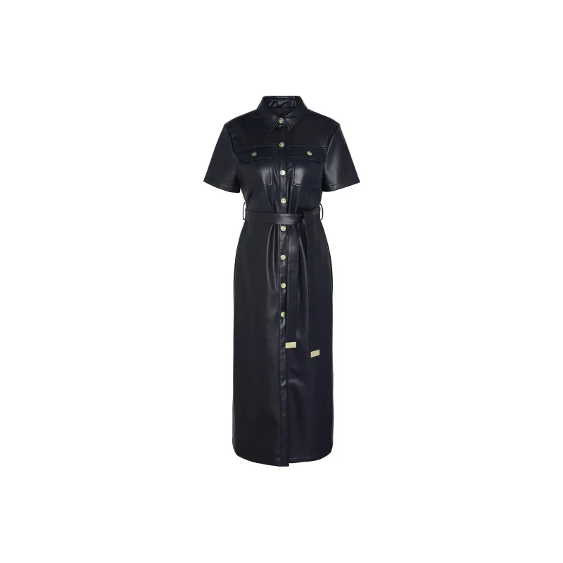BARBOUR FW24 Short-Sleeved Dresses Women's Black-0