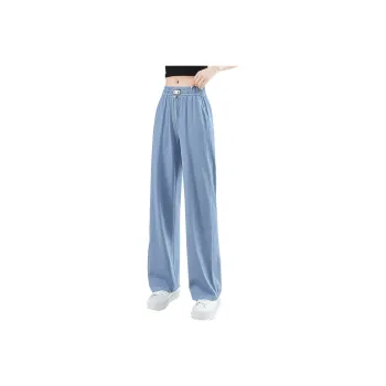 TOUCH Casual Pants Women's Denim Blue