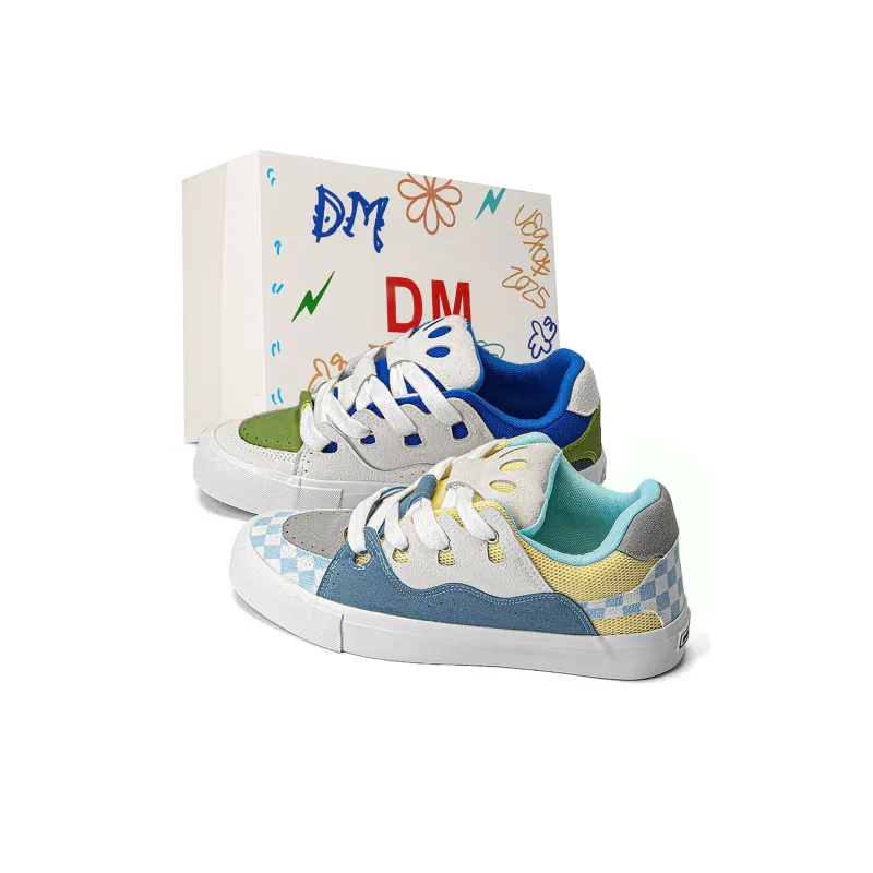 DM Low-Top Casual Shoes Unisex Mismatched-1