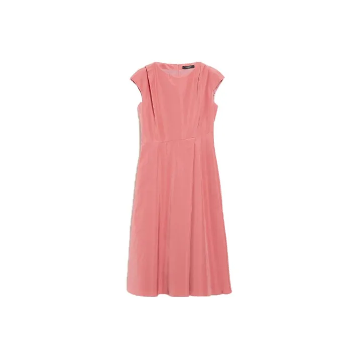 WEEKEND MaxMara Short Sleeved Dress Women's Pink-0