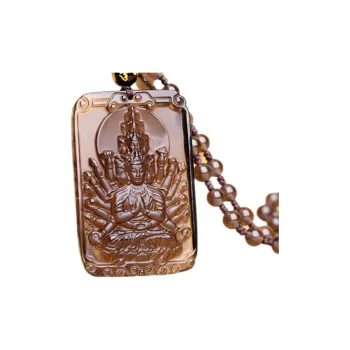 Liu Jinfu Obsidian Jade Necklaces Unisex