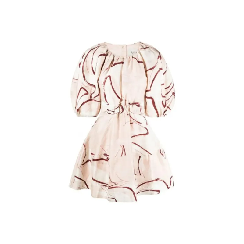 Aje Psychedelia Cut out Minidress-0