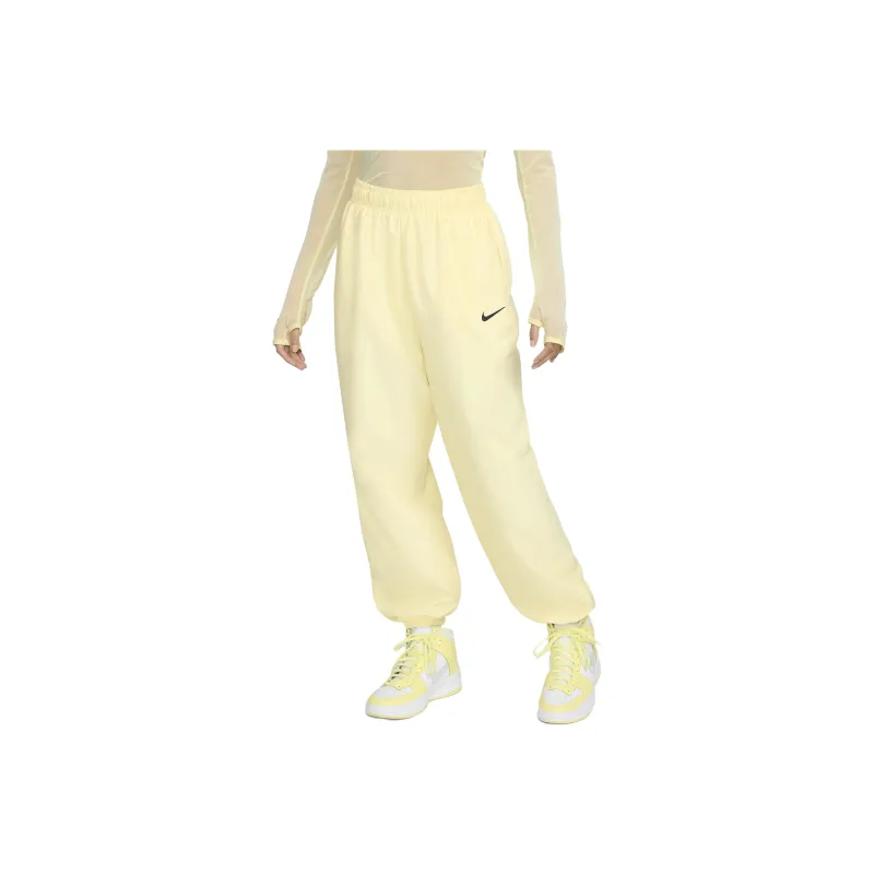 Nike Knitted Sweatpants Women's Neon Yellow-0