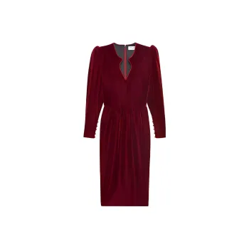 SAINT LAURENT Knee length Long sleeve Dress