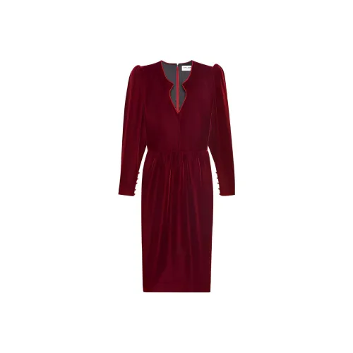 SAINT LAURENT Knee length Long sleeve Dress